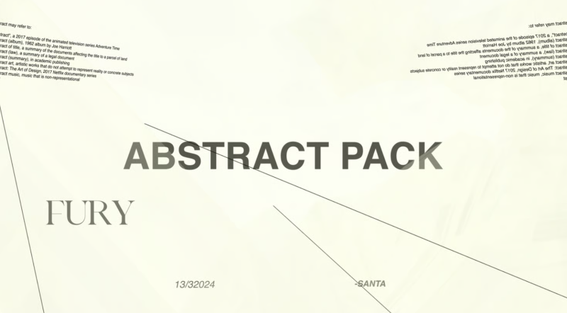 Fury Abstract Pack-VFX核心