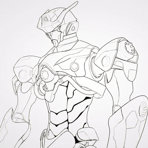 图片[4]-Blender用OctaneRender制作的3D动漫风格机甲制作-VFX核心