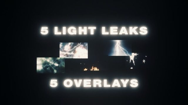 6beanerish_LIGHT LEAKS OVERLAYS 2-VFX核心