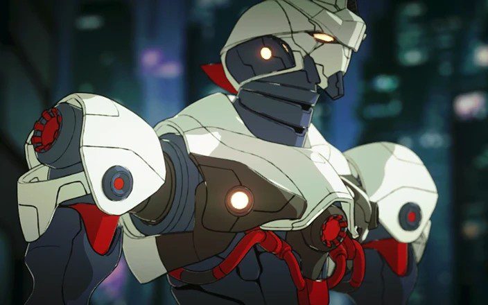 Blender用OctaneRender制作的3D动漫风格机甲制作-VFX核心